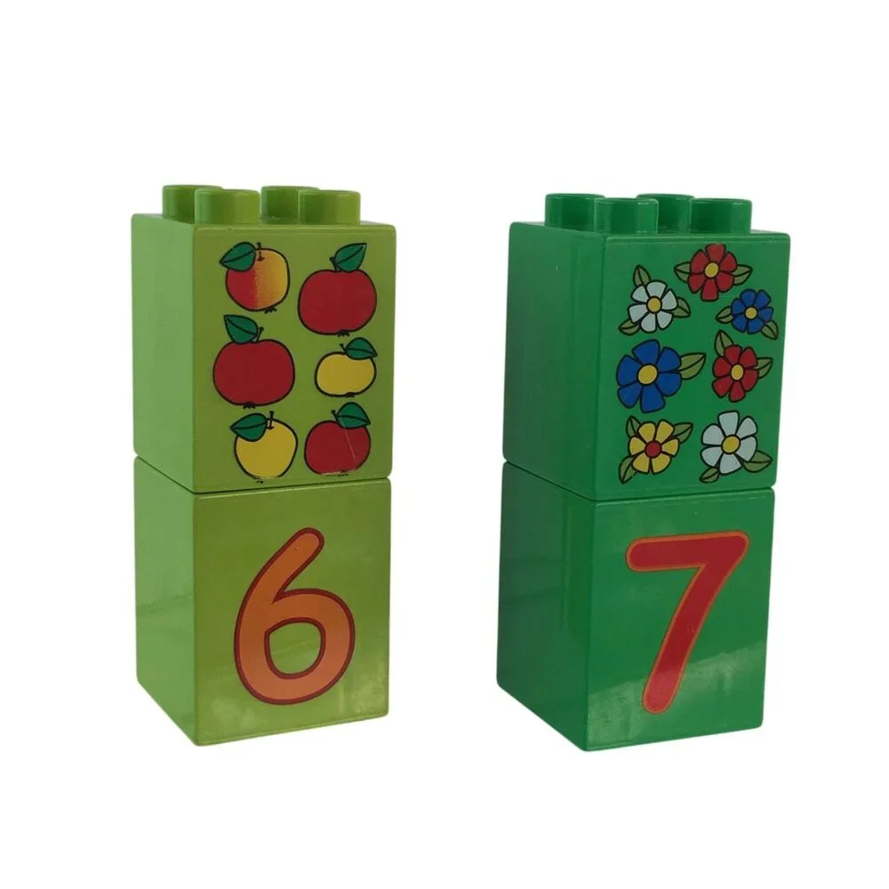 Lego Duplo Play With Numbers Counting Blocks Replacement Parts 1-10 - Picture 8 of 11